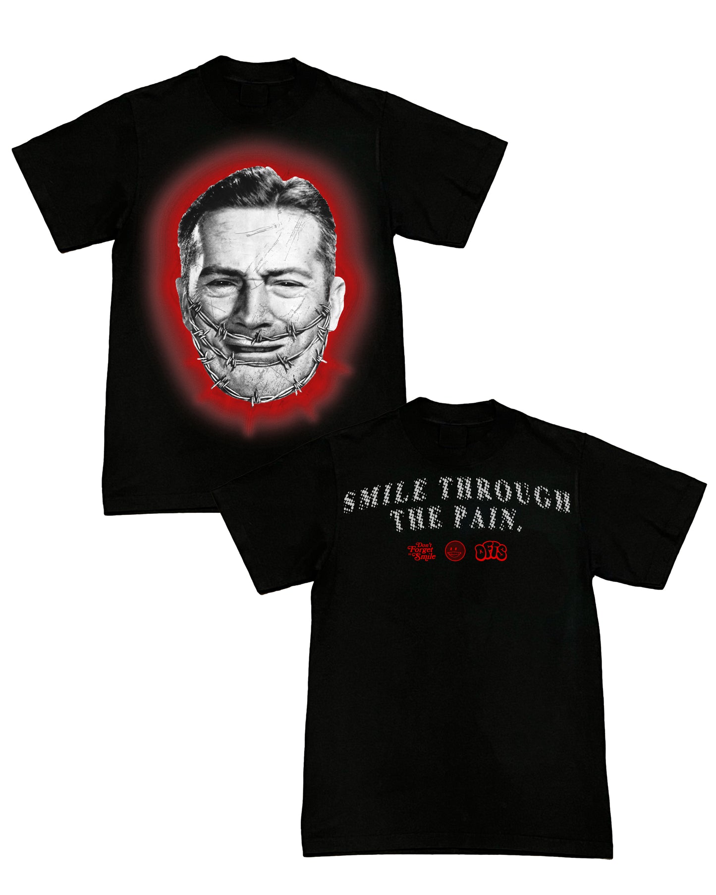 Copy of DFTS "Smile Through The Pain" Tee / Black